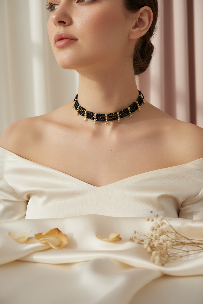 Black-Bead-Choker