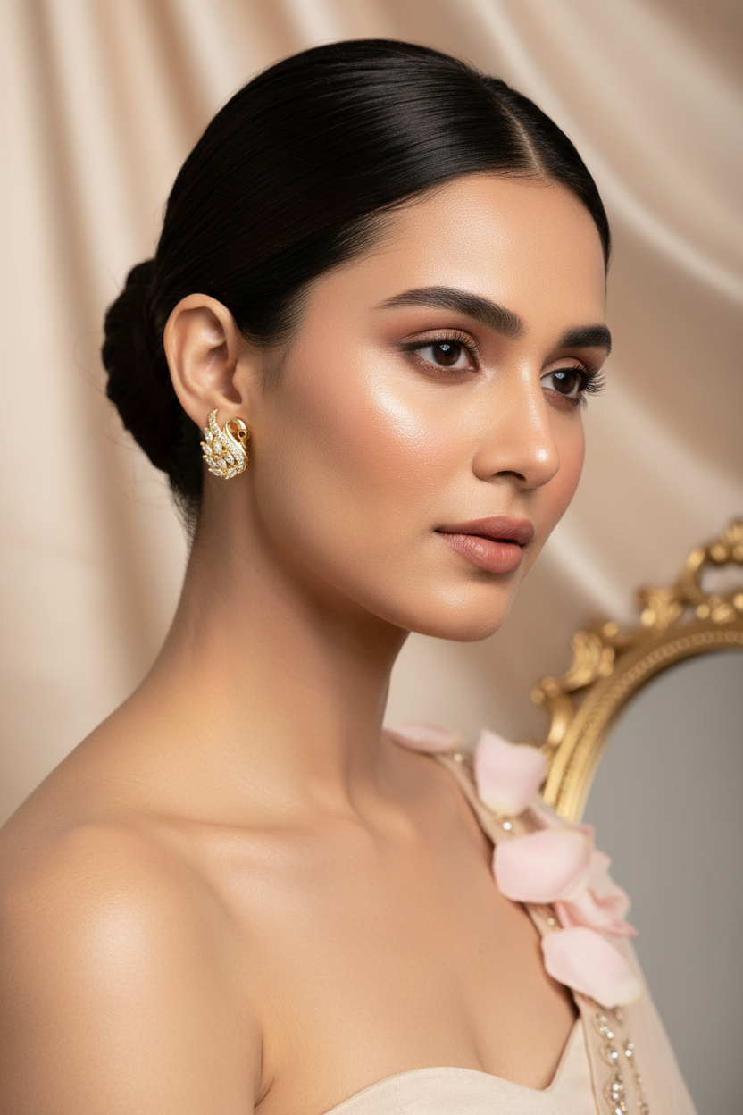 Premium-AD-Swan-Earrings