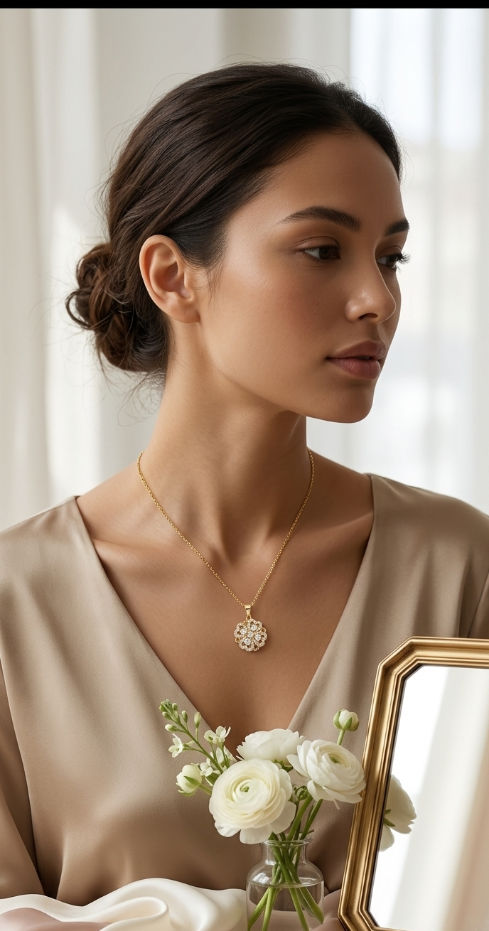 Gold AD Fancy Chain