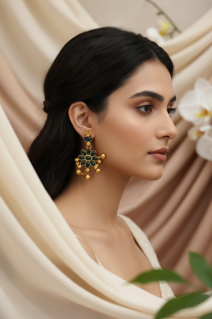 Kemp Reversible Gold Earrings