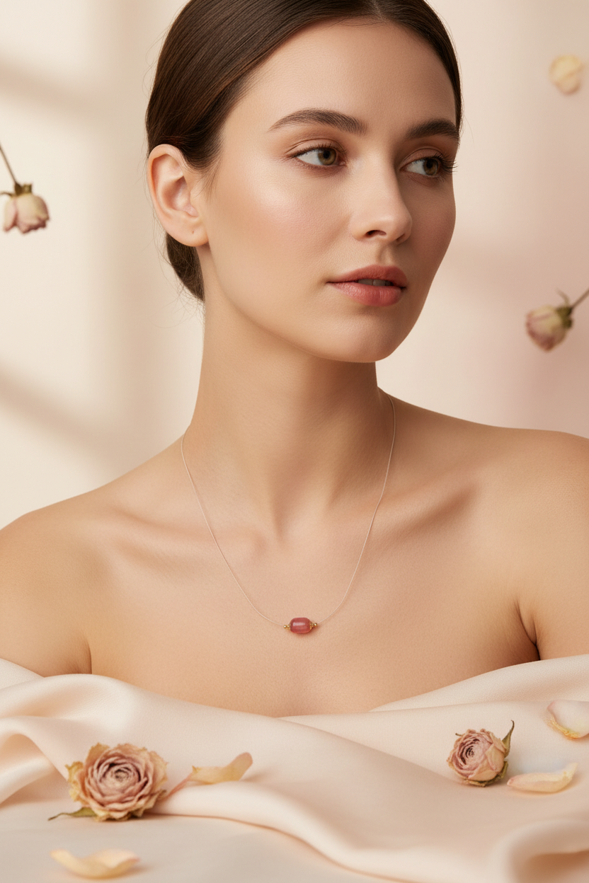 Invisible Monalisa Pendant Chain