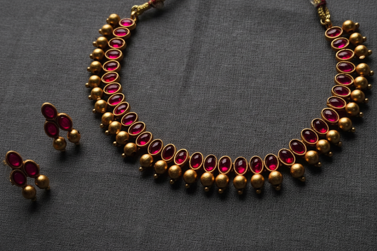 Ruby Kemp Necklace