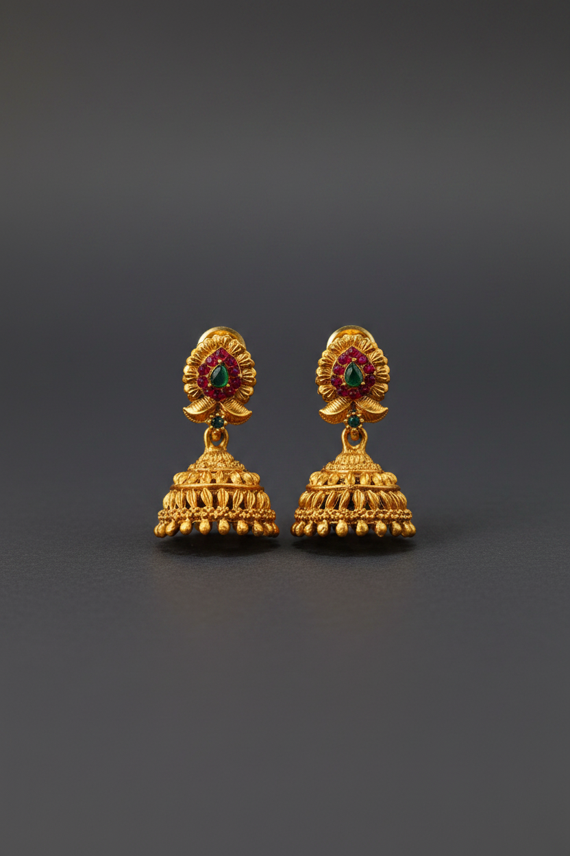 South Indian Jhumkas