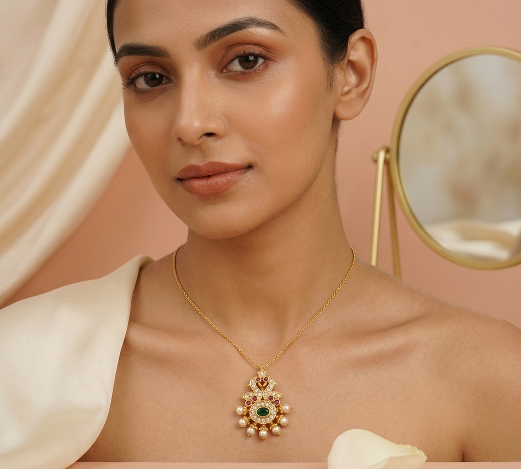 Premium AD Swan Pendant