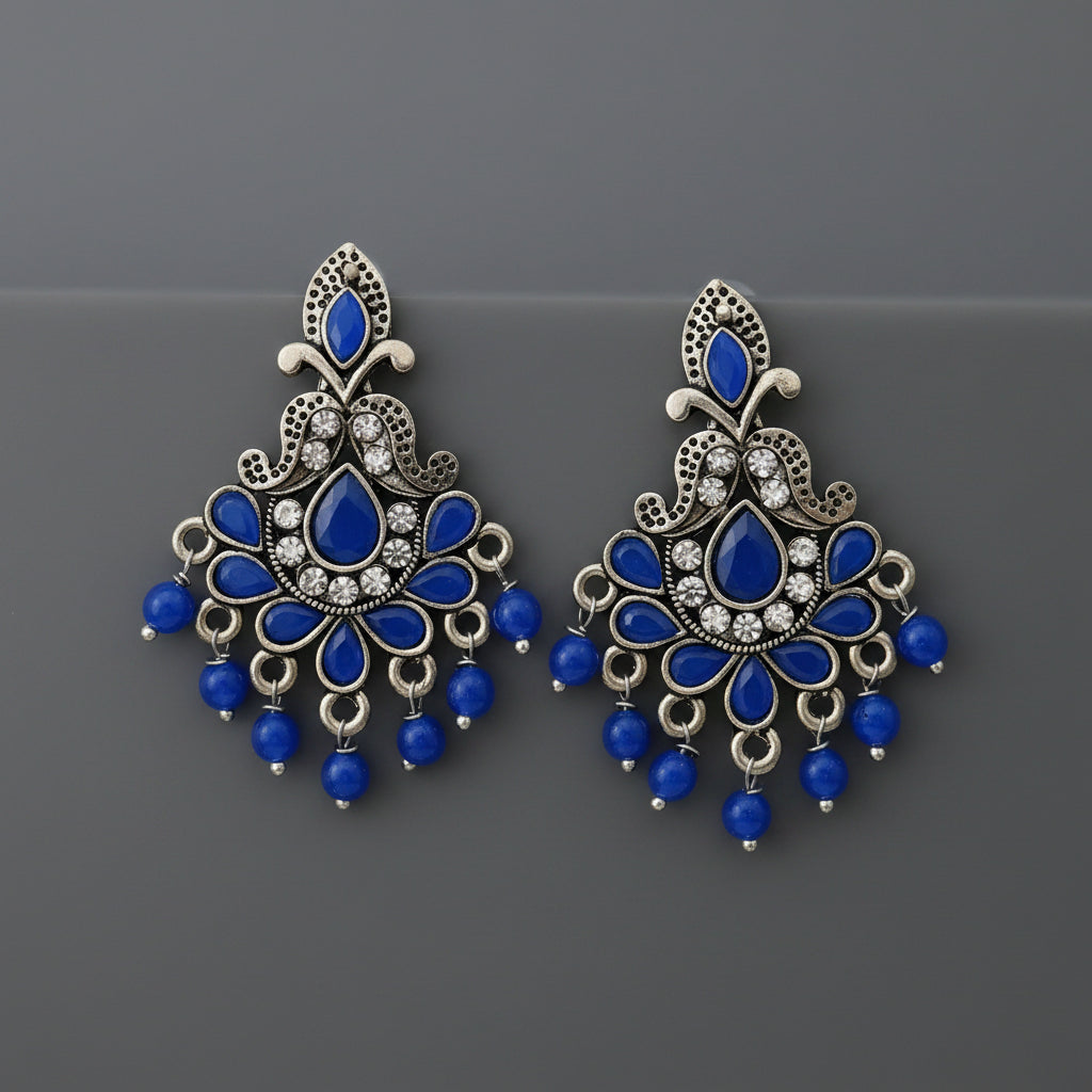 blue_oxidised_earrings