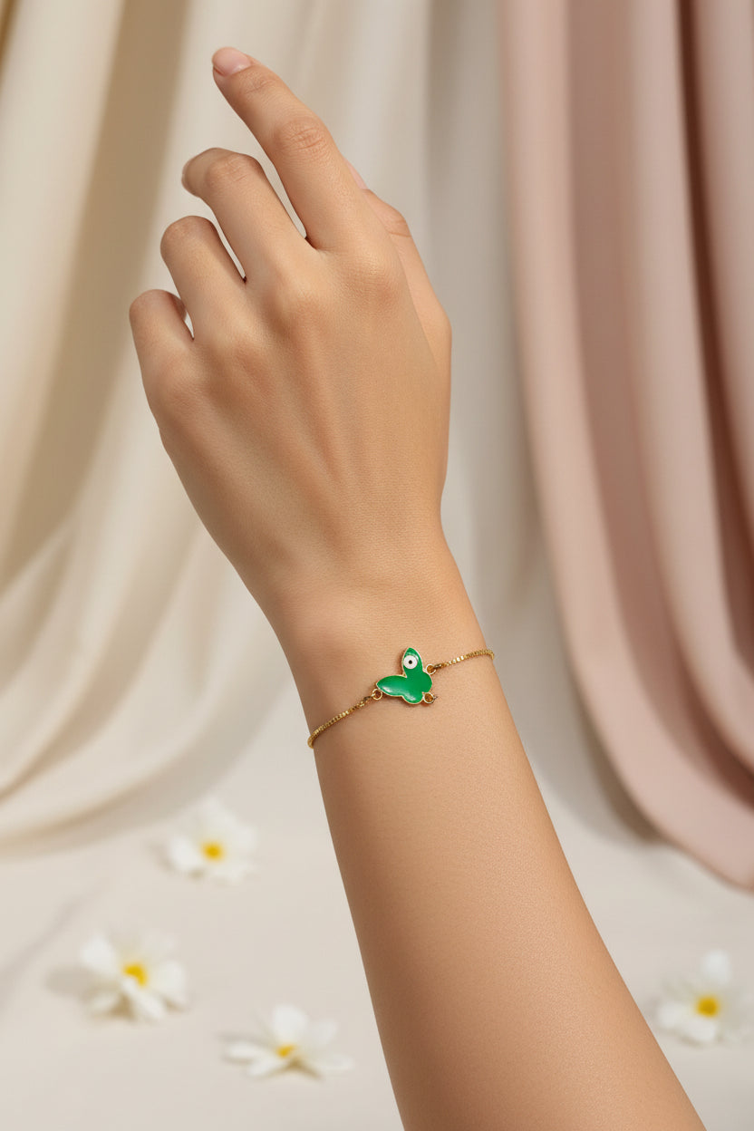 butterfly_green_bracelet
