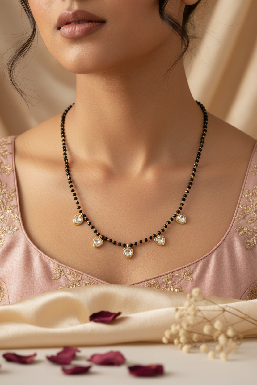 Mangalsutra Uncut stone