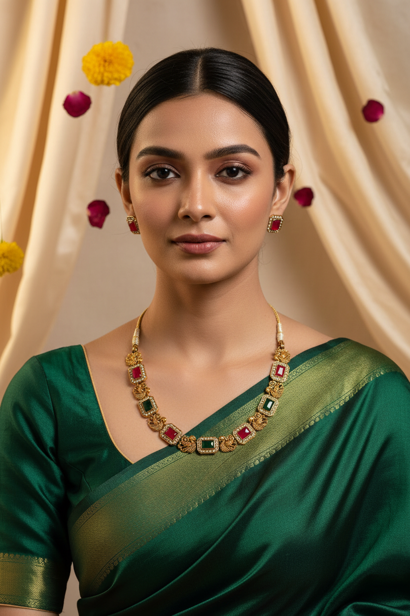 Red and Green Necklace