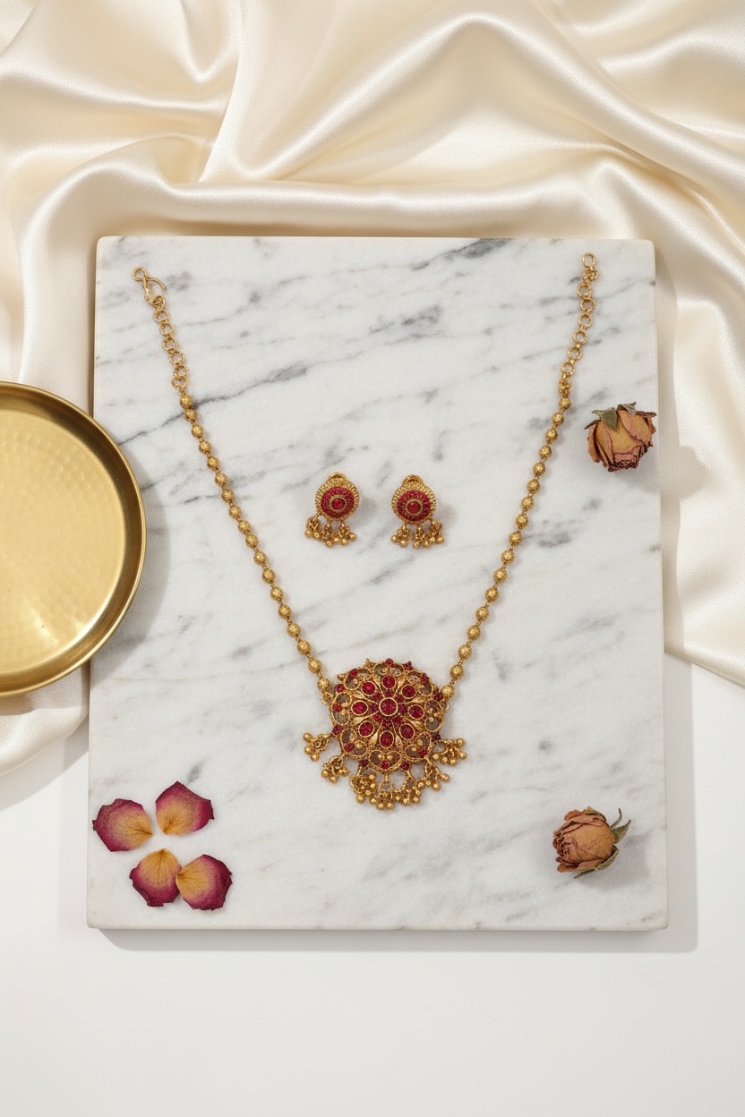 2in1 Pearl Choker necklace 