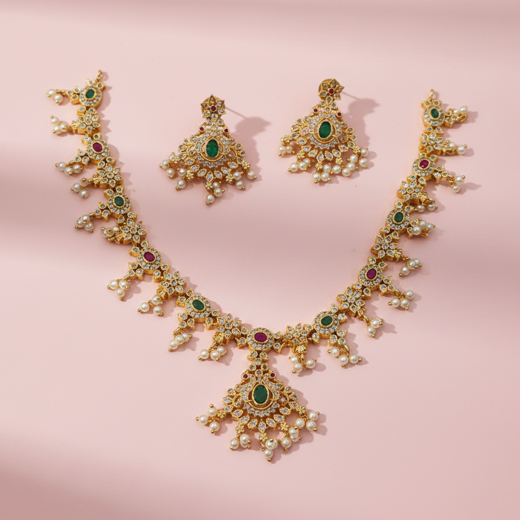 Premium AD Matte Necklace