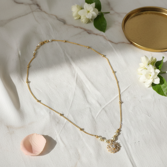 AD Stone Pendant Chain