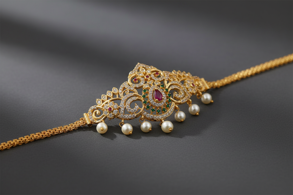 premium AD stone choker 