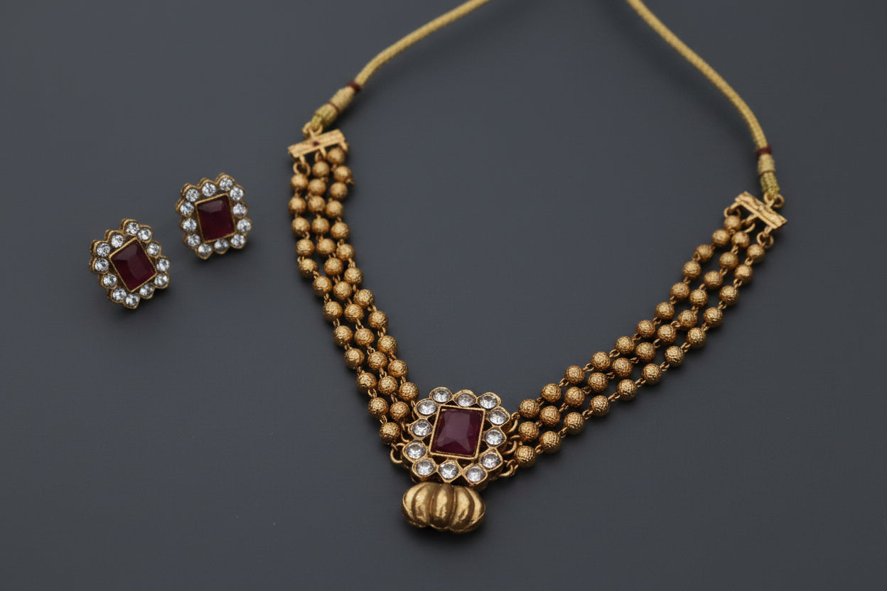 Antique Gold Choker