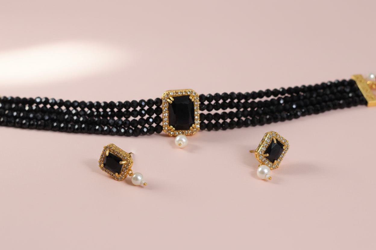 Black-Bead-Choker