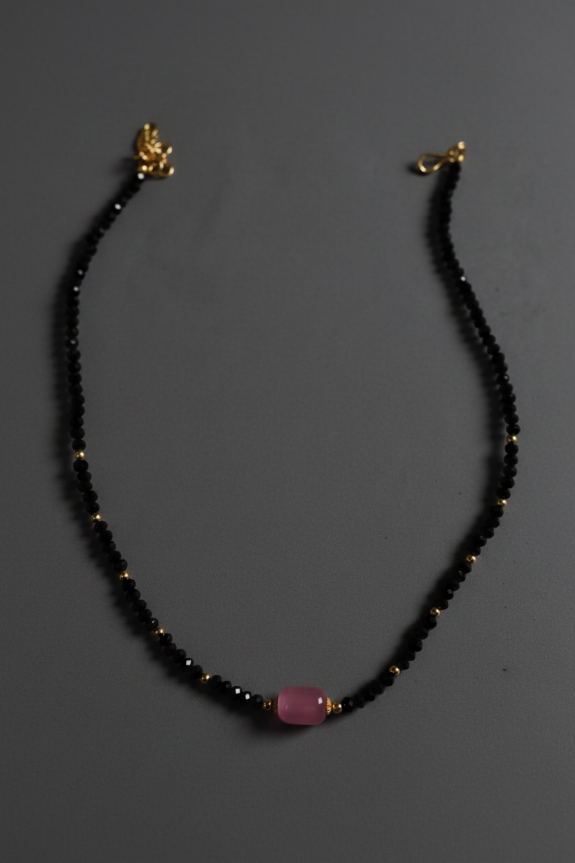 Black Crystal Beads