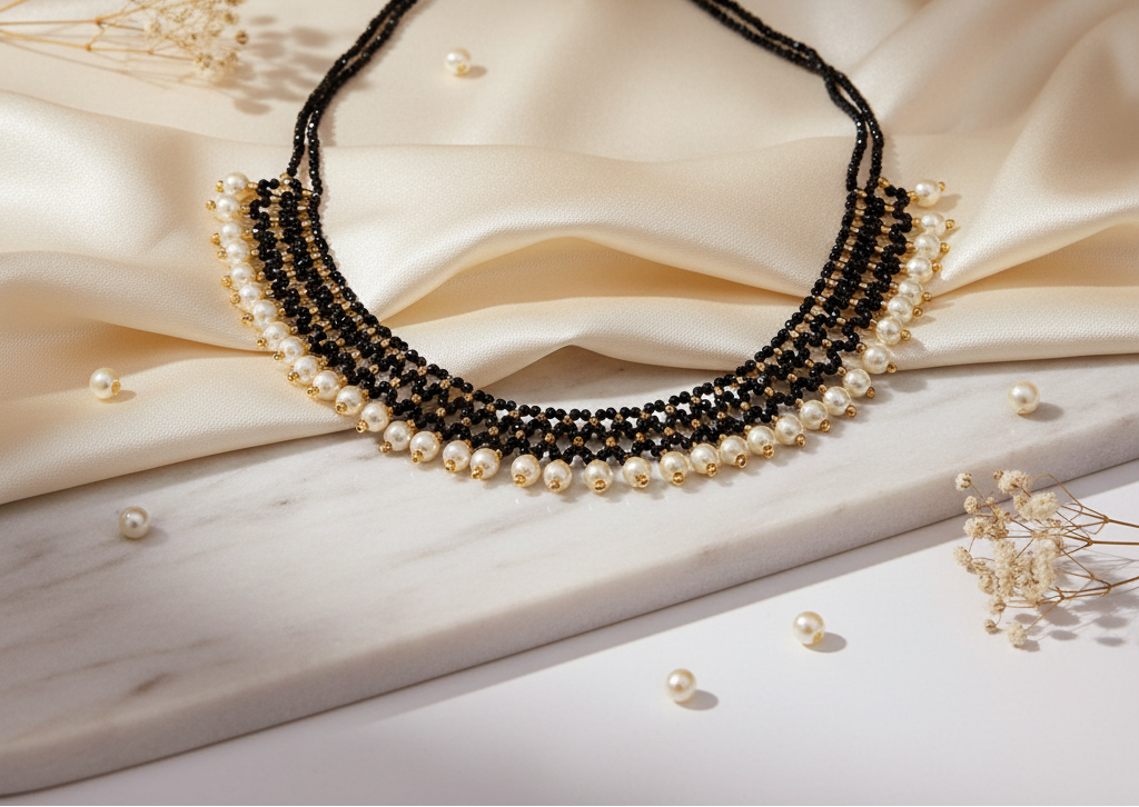Black Jali Mala Chain