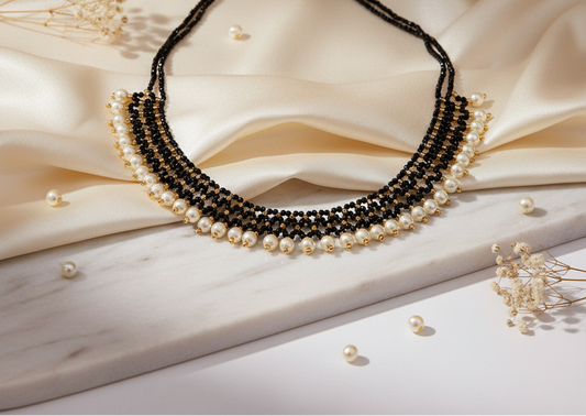 Black Jali Mala Chain