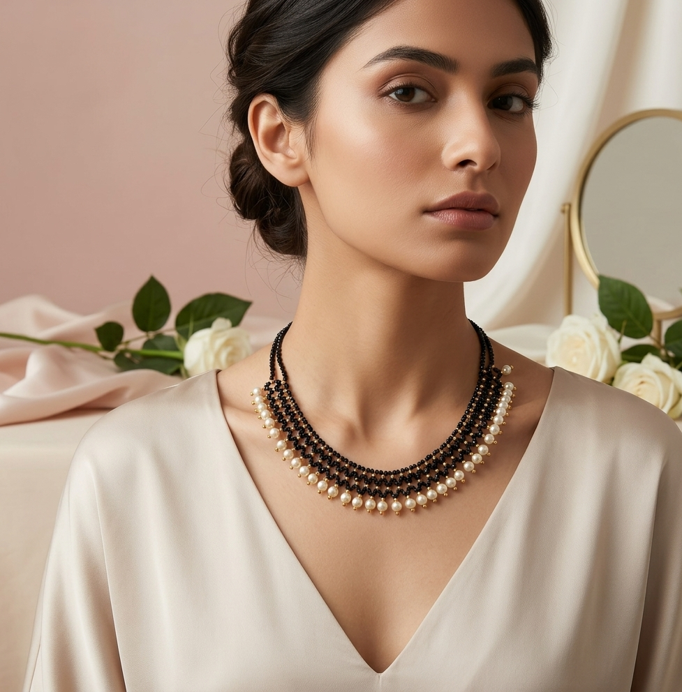 Black Jali Mala Chain