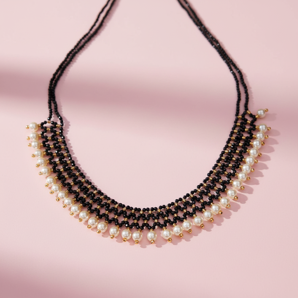 Black Jali Mala Chain