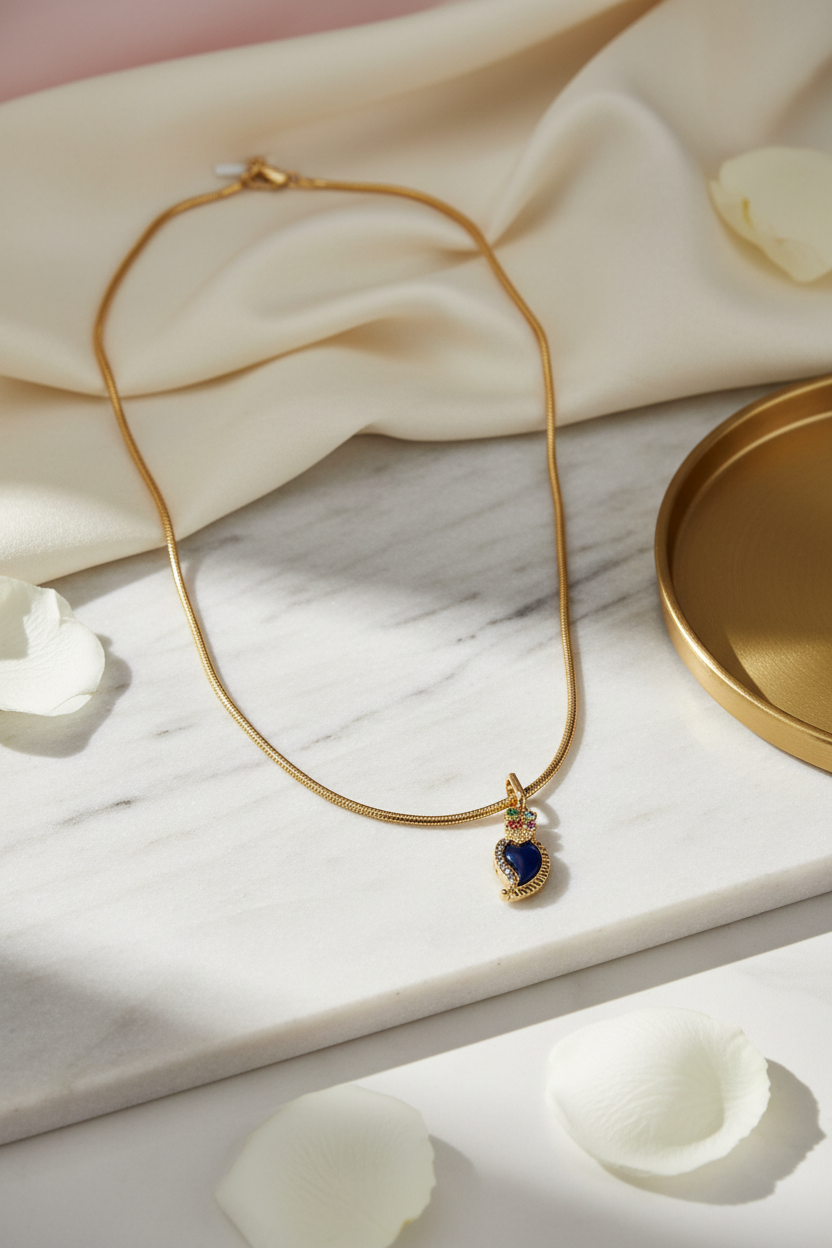 Blue Mango Pendant Chain