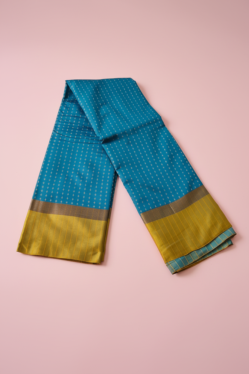 Blue Soft Silk Saree