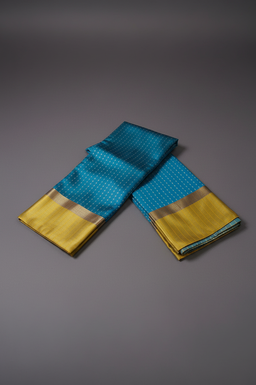 Blue Soft Silk Saree