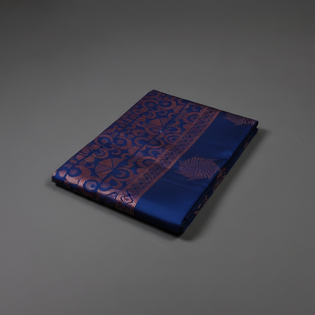 Royal Blue Weave Saree