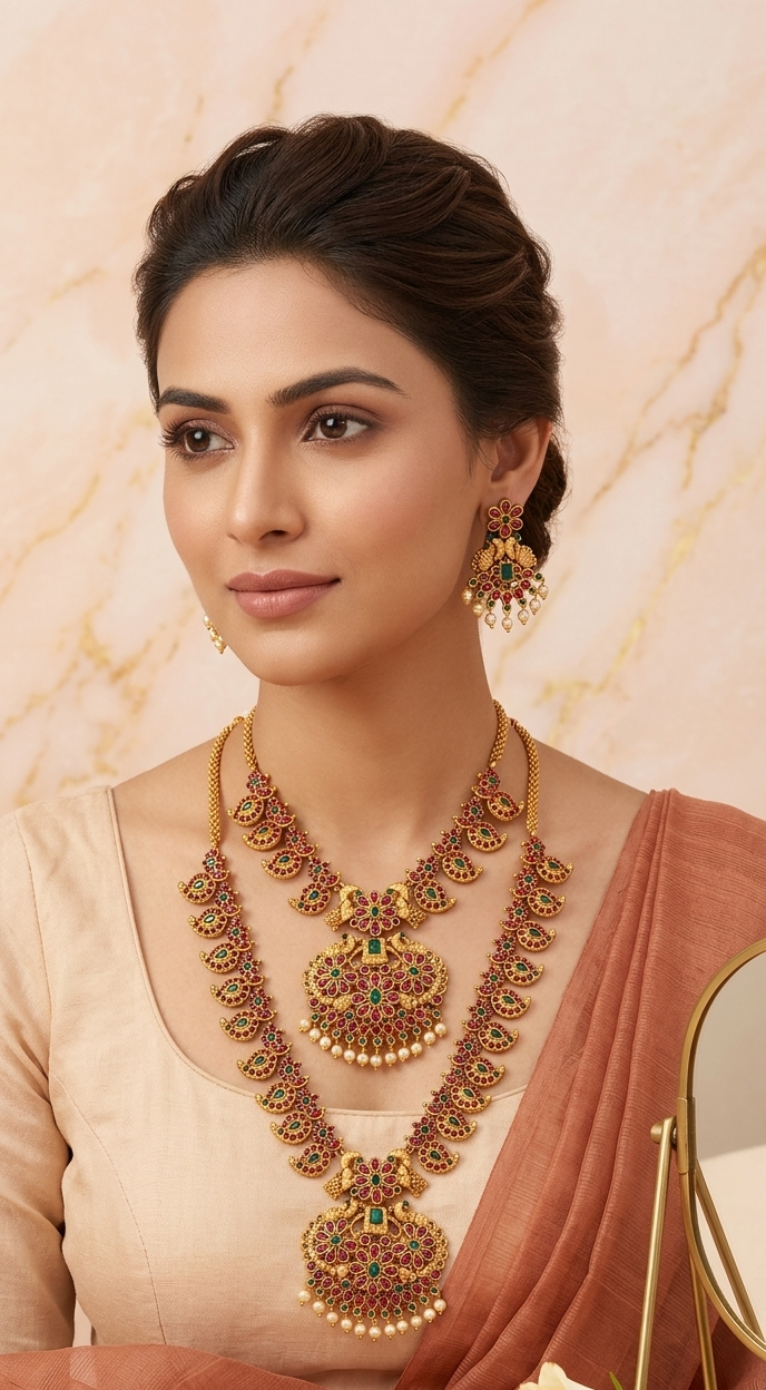 Kemp Semi Bridal Necklace