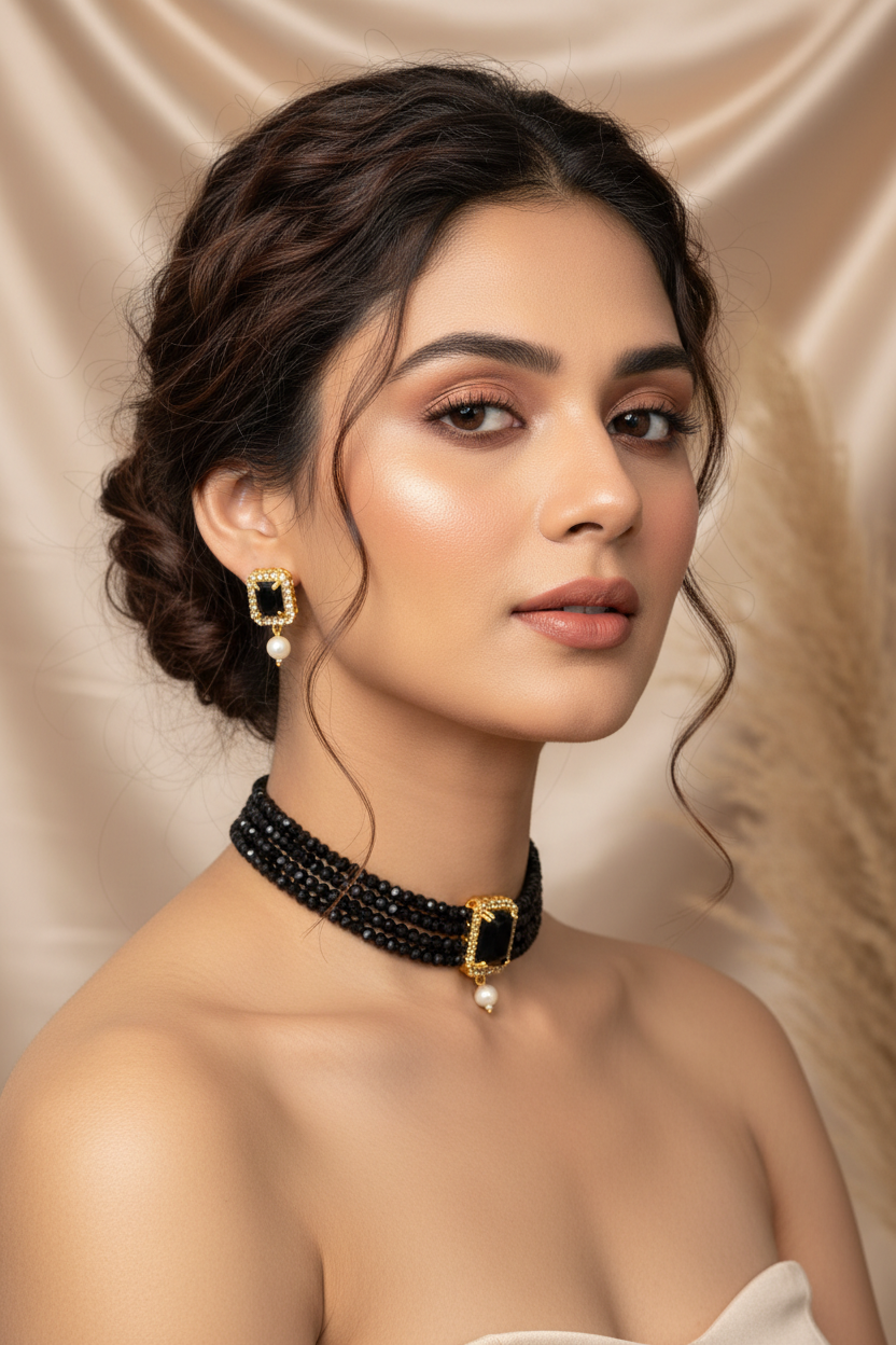 Black-Bead-Choker