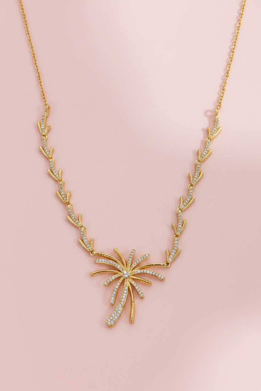 Coconut Tree AD Necklace 