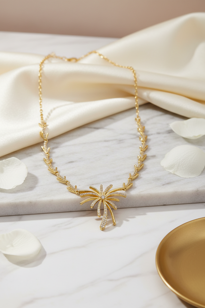 Coconut Tree necklace 