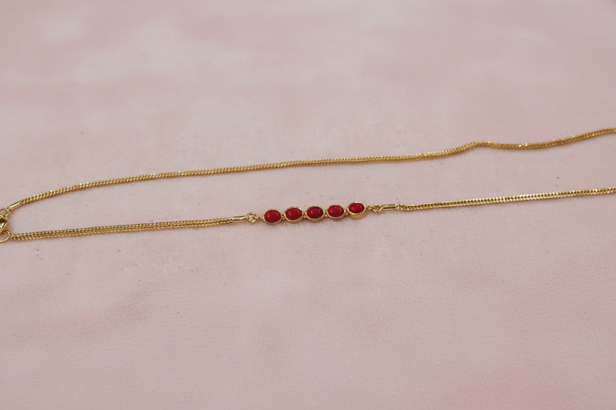 Red Coral Mop Chain