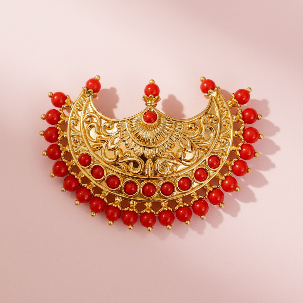 Premium Coral Openable Pendant