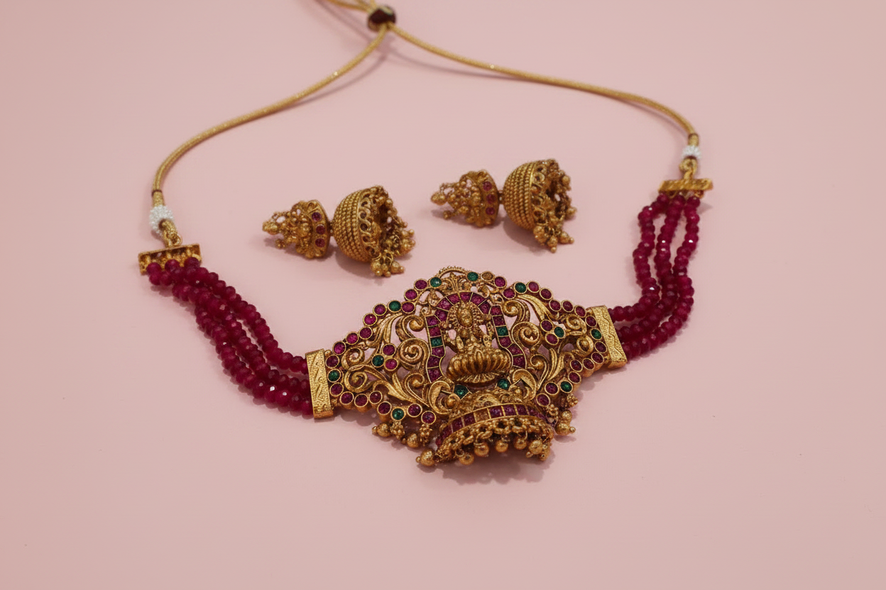 Red Crystal_Kemp_Choker