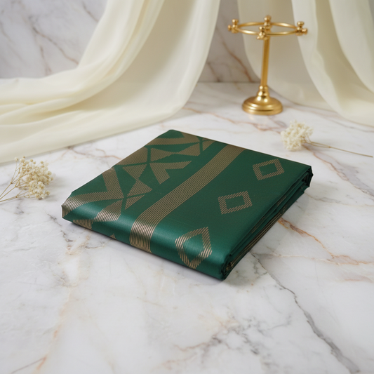 Dark Green Weave Saree