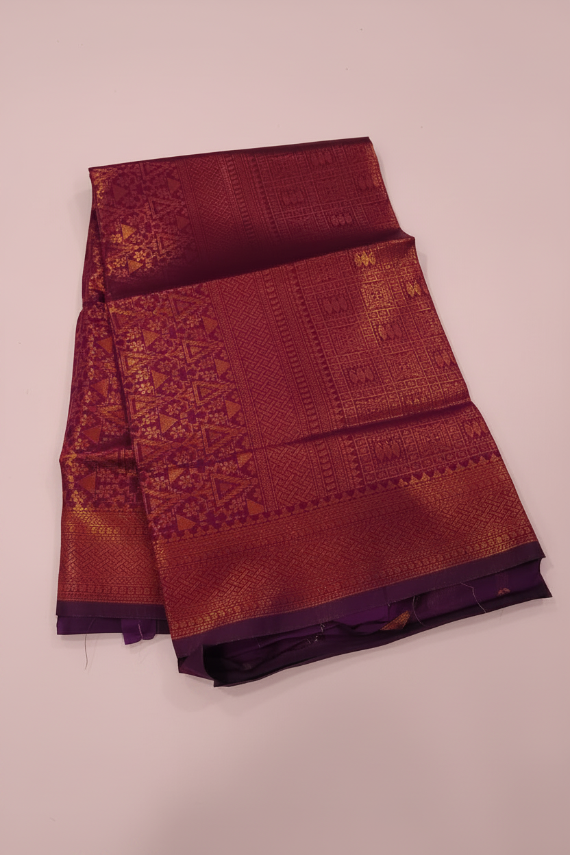 Drape Maroon magic Saree 