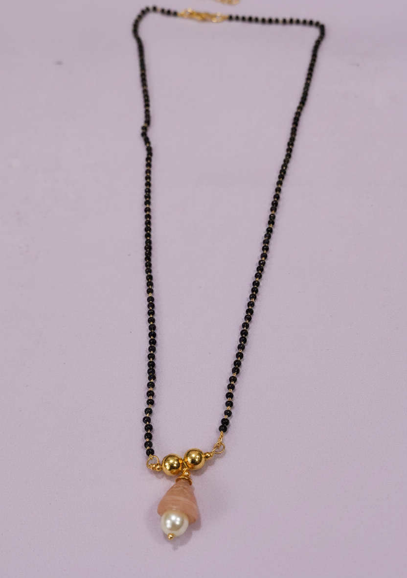 Glass Jhumka Pendant Mangalsutra