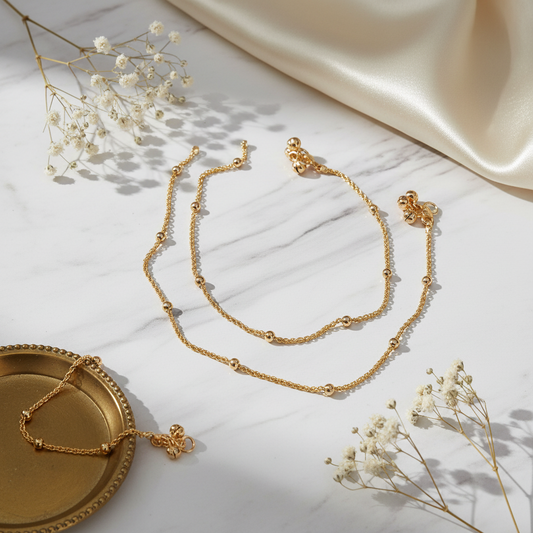 Gold-Replica-Anklet