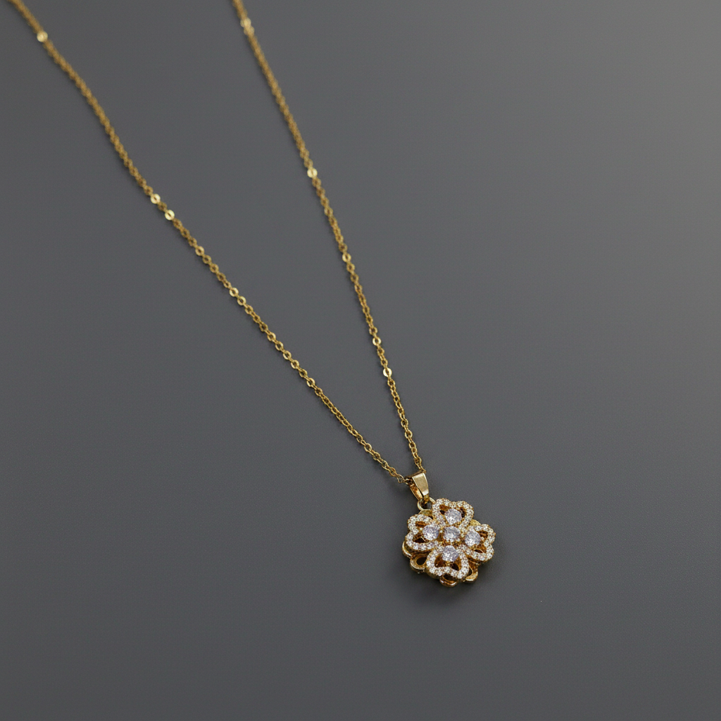 Gold AD Fancy Chain
