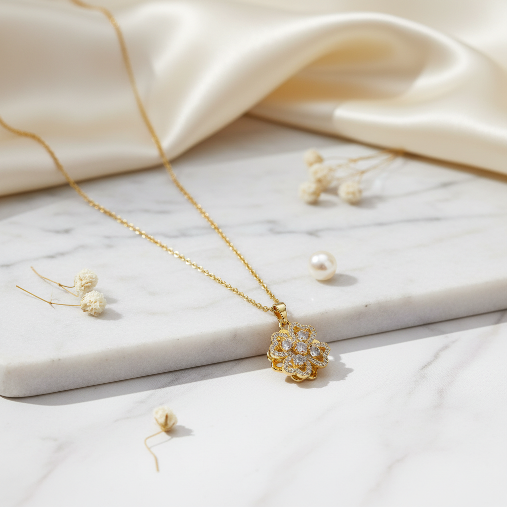 Gold AD Fancy Chain