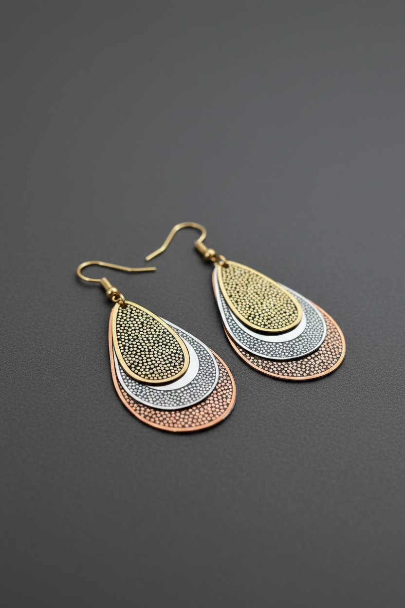 Gold Antique Earrings 