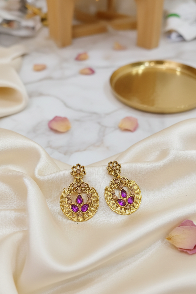 Gold Antique Earrings