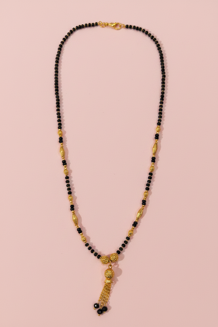 Gold Dangler 1 line Mangalsutra 