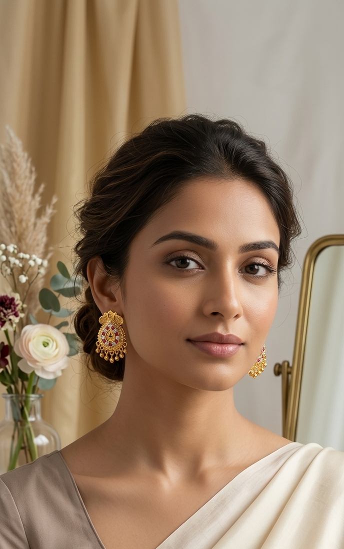 Gold Earring