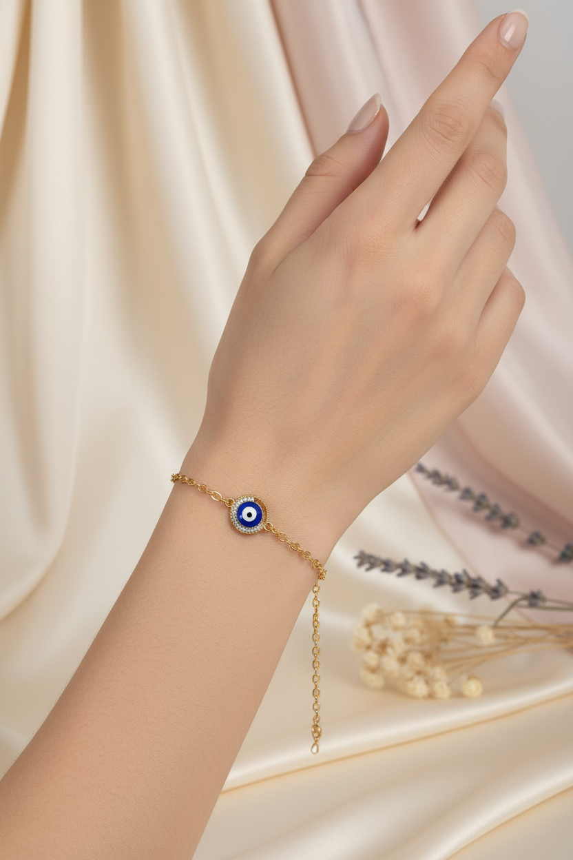 Evil Eye Golden Bracelet