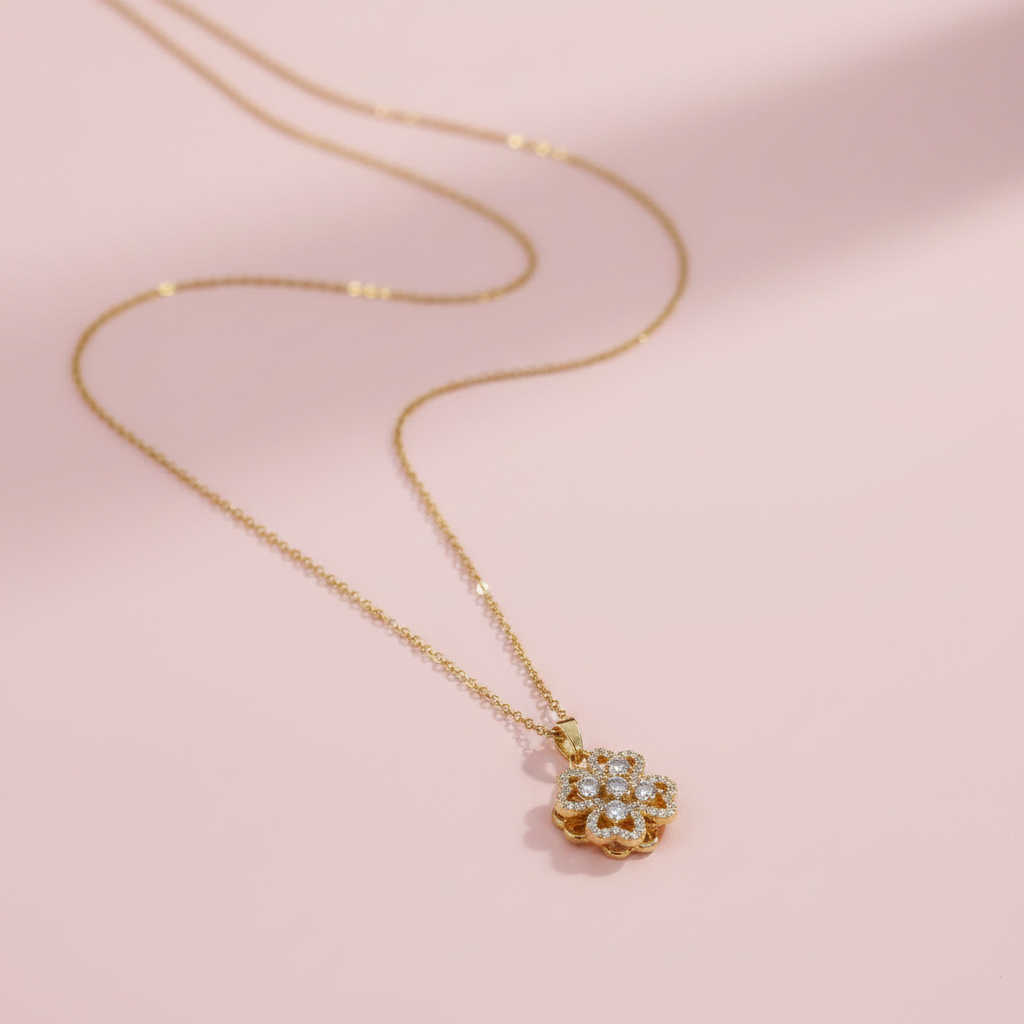 Gold AD Fancy Chain