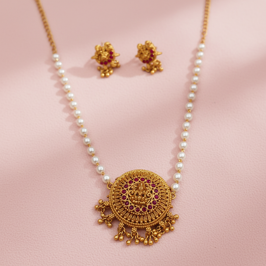 Golden Pearl Lakshmi Matte