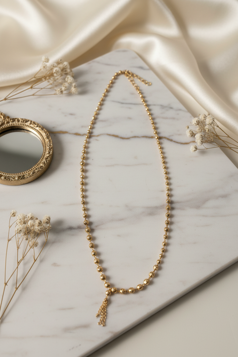 Gold Replica Ball Chain