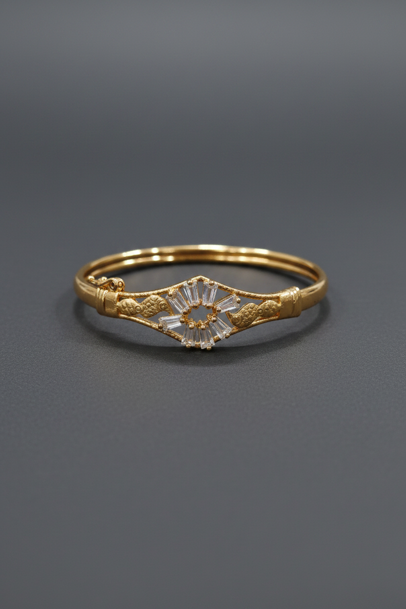 Gold Replica Floral Bracelet