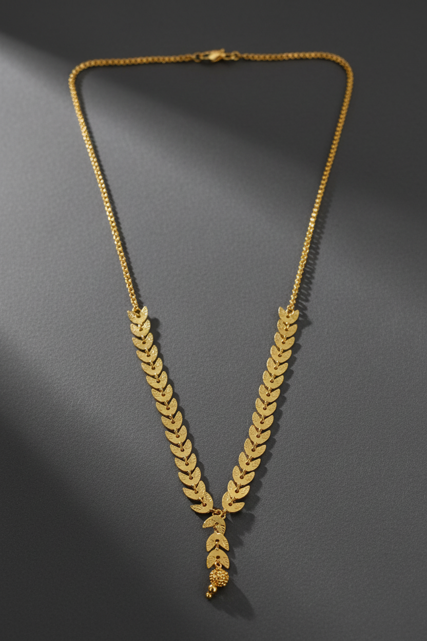 Gold Replica Leaf Chain